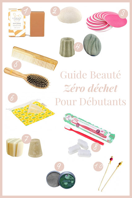 10 produits beauté zéro déchet pour débutants