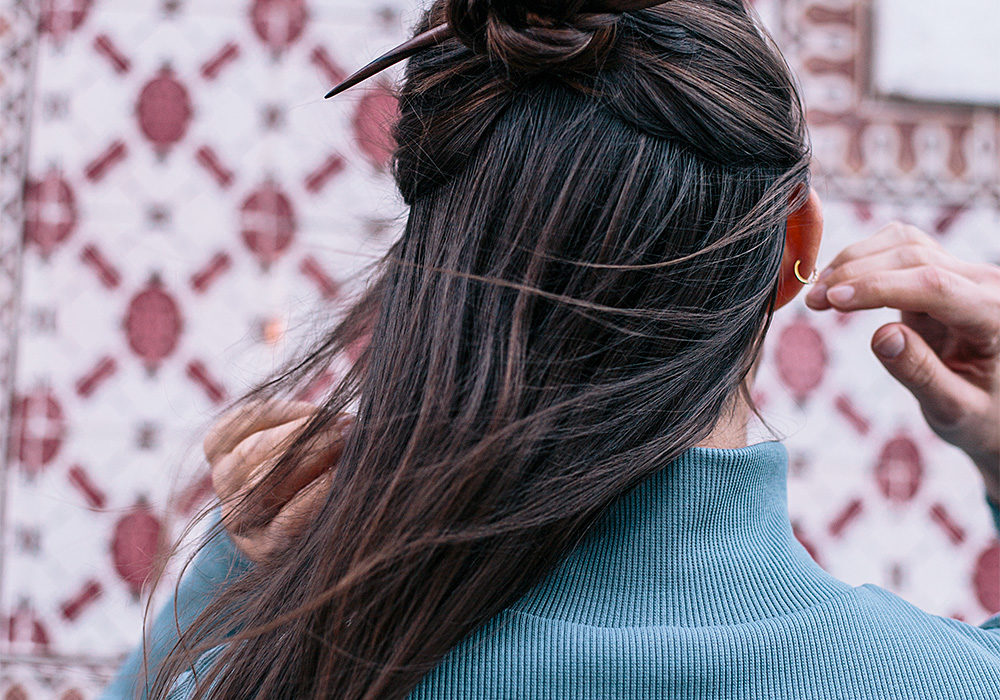 Barrette Écologique • 3 Idées Coiffure Avec Pic À Cheveux Saya Designs