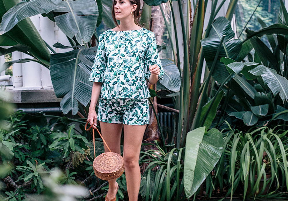 Mon ensemble Jungle Print en bouteilles plastique recyclées