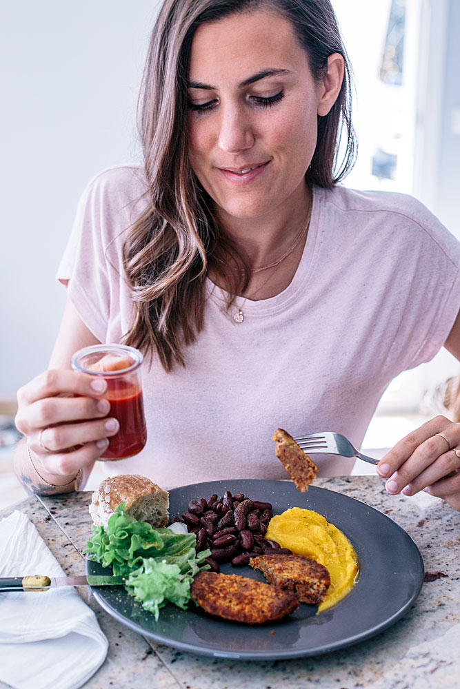 Cuisine zéro déchet : Steak végétal à base de fibres rejetées par l'extracteur de jus