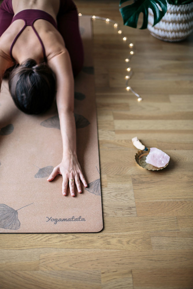 tapis de yoga en liège écologique