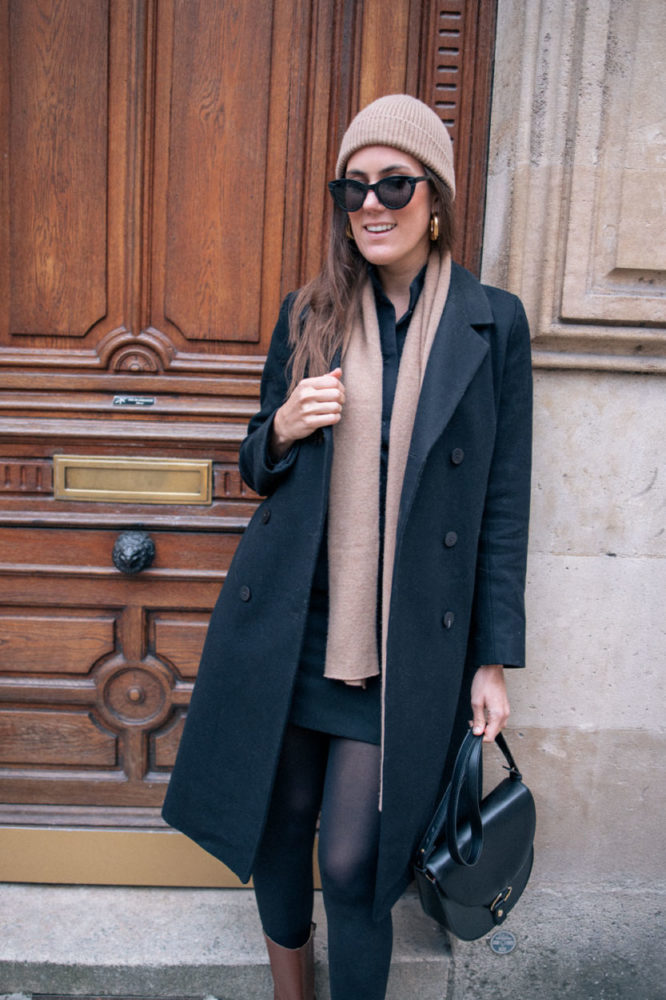 manteau court classe femme