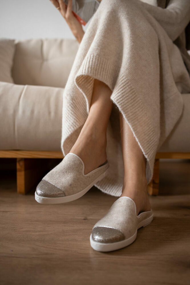 8 marques de chaussons éco-responsables à connaître | mules chic Angarde